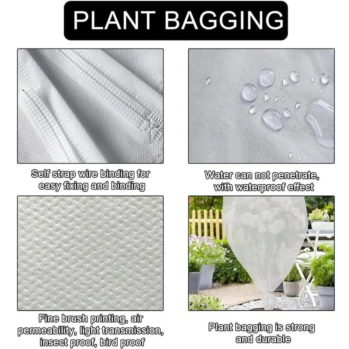 Fruit & Grape Protection Bags – Nonwoven Mesh Anti-Bird & Insect Covers